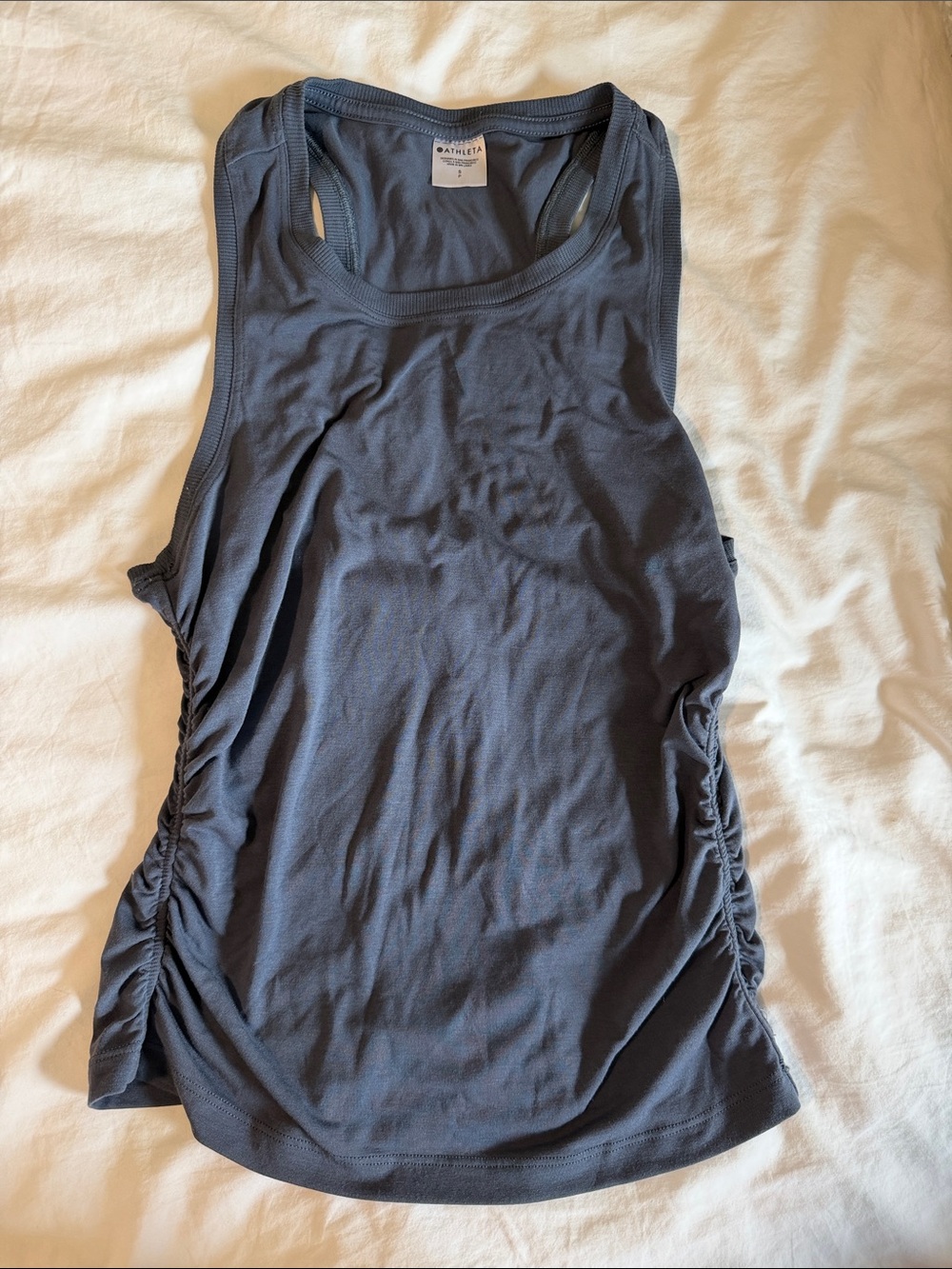 Athleta Charcoal Gray Racerback Tank Top